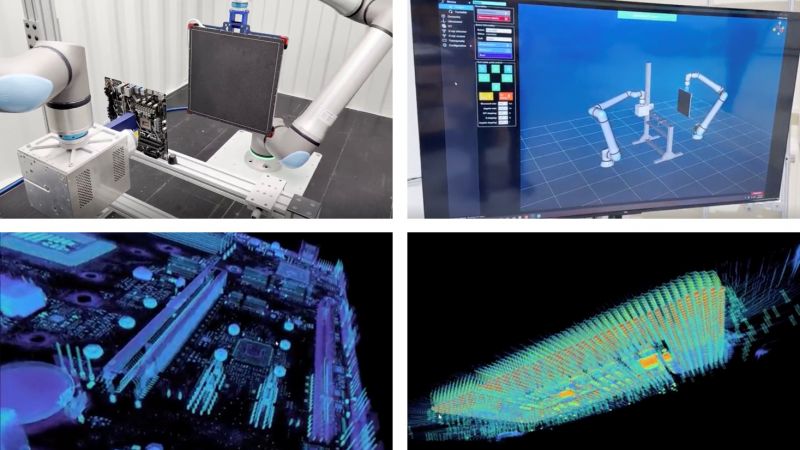Omni NDE Robot CT system and scans