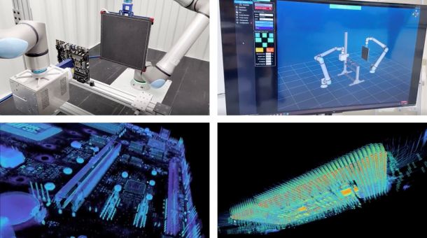Omni NDE Robot CT system and scans